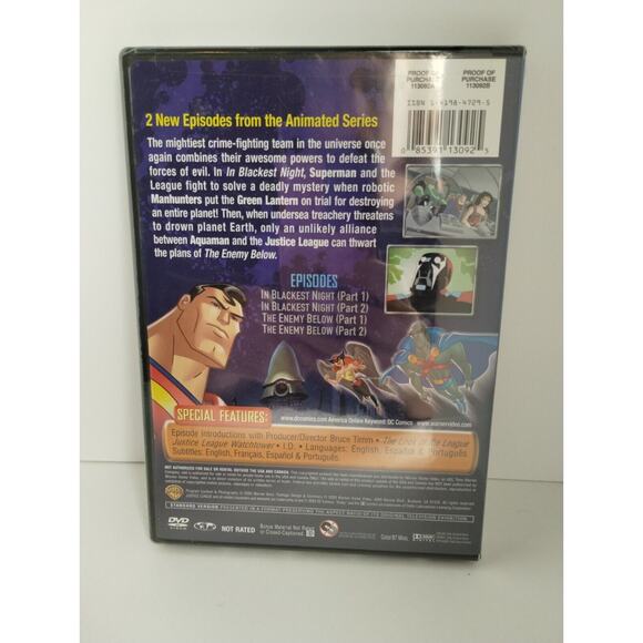 Justice League Justice On Trial DVD - 2003 - Picture 3 of 3